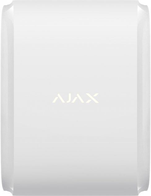Датчик руху вуличний типу "штора" Ajax DualCurtain Outdoor, Jeweler, бездротовий, білий