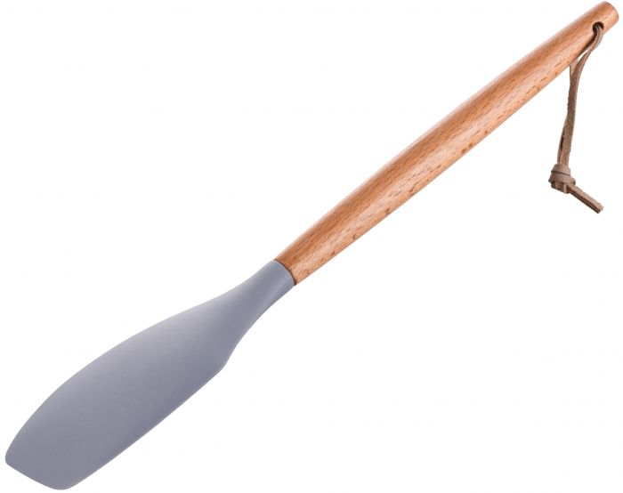 Лопатка Ardesto Midori, 31.5см, силікон, дерево, сірий