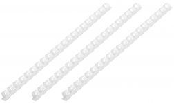 Пластикові пружини 2E для біндерів, 14мм, білі, 100шт