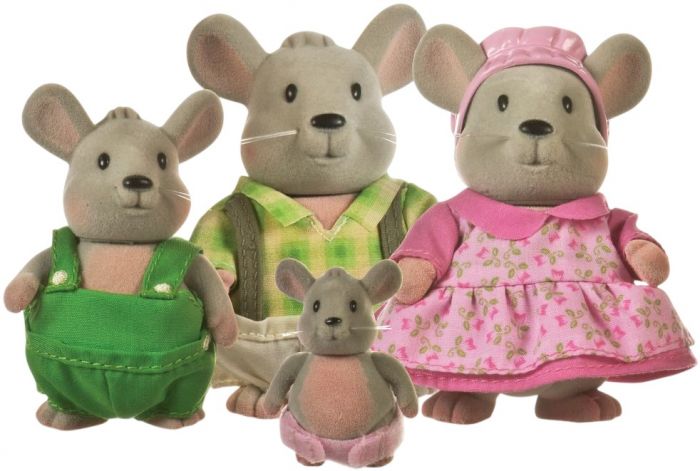 Набір фігурок Li'l Woodzeez Сім'я Мишей