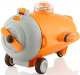 Пляшка для води ARDESTO Plane 550мл, пластик, оранжевий