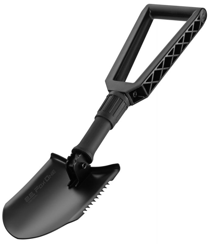 Лопата тактична 2E Fox One Black складна, 59 см, 1.1 кг