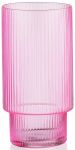 Набір склянок високих ARDESTO 380мл, 2шт, скло, рожевий