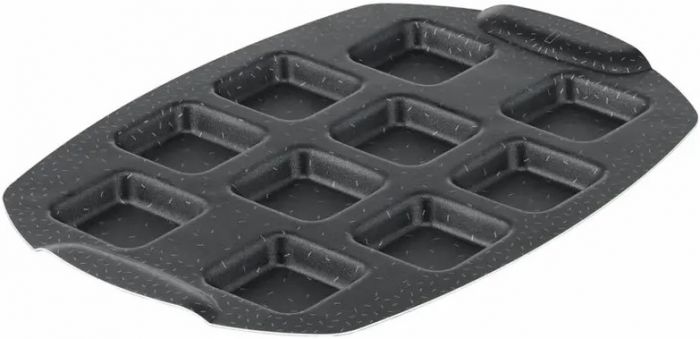 Деко Tefal PerfectBake, 10 форм, квадратний, 21х29см, алюміній, коричневий
