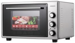 Піч електрична ARDESTO, 40л, 1300Вт, механіч., конвекція, подвійне скло, сірий