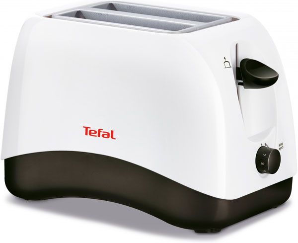 Тостер Tefal Delfini 850Вт, пластик, біло-чорний