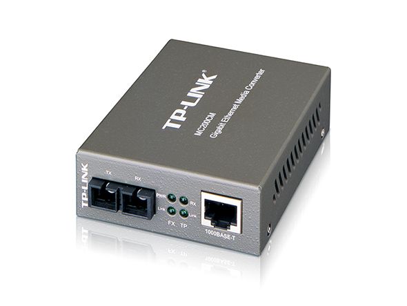 Медіаконвертер TP-LINK MC200CM 1xGE, 1x1000BASE-SX, MM, 0.5km, SC