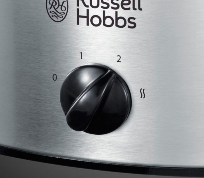 Повільноварка Russell Hobbs Cook&Home, 160Вт, чаша-3.5л, механічне керув., метал/пластик, чорний