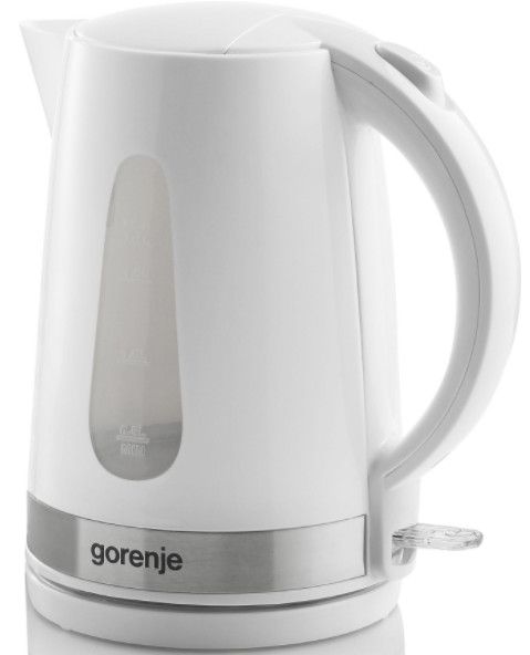 Електрочайник Gorenje 1.7л, пластик, білий