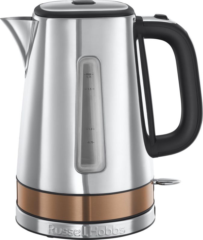 Електрочайник Russell Hobbs Luna 1.7л, метал, сріблясто-бронзовий