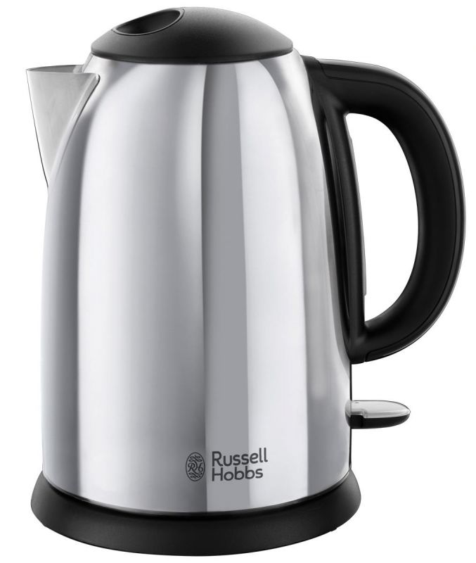 Електрочайник Russell Hobbs Victory, 1.7л, метал, сріблясто-чорний