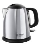 Електрочайник Russell Hobbs Victory 1л, метал, сріблясто-чорний