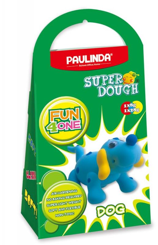 Маса для ліплення Paulinda Super Dough Fun4one Собака рухливі очі