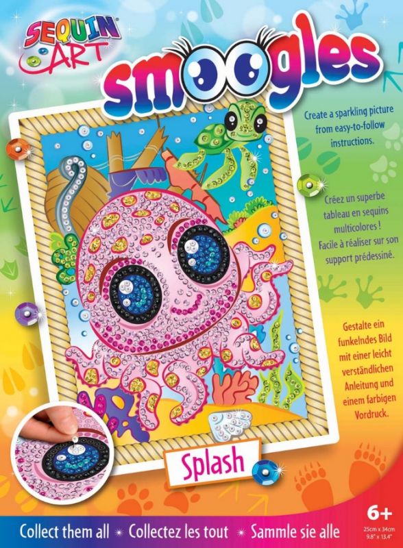 Набір для творчості Sequin Art Smoogles Восьминіг 25*34см