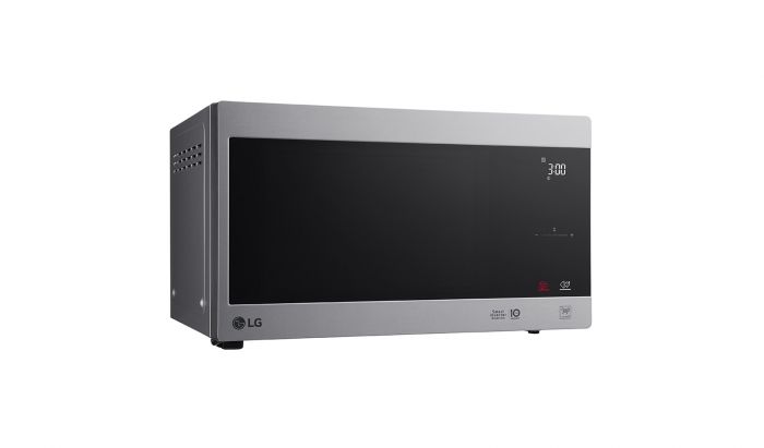 Мікрохвильова піч LG, 25л, електрон. керування, 1000Вт, гриль, дисплей, сріблястий