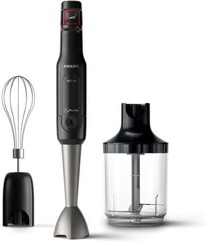 Блендер Philips заглибний Viva Collection 800Вт, 3в1, сріблясто-чорний