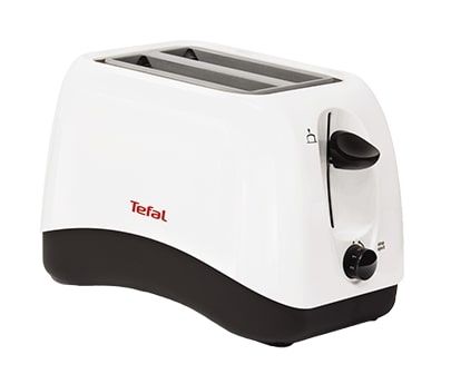 Тостер Tefal Delfini 850Вт, пластик, біло-чорний