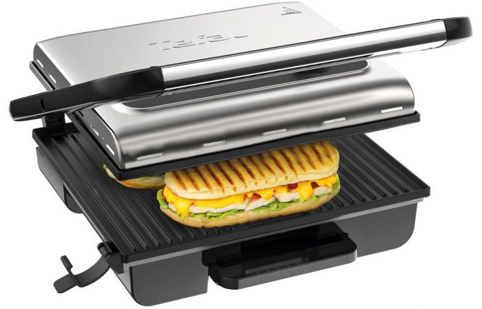 Гриль Tefal прижимний Inicio 2000Вт, темп. режимів-3, метал