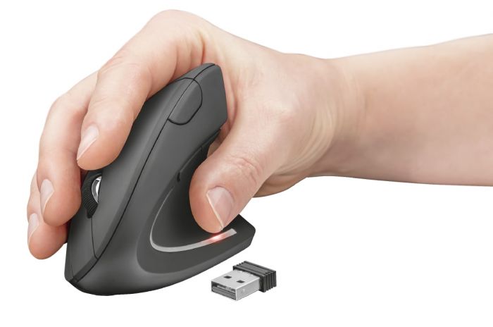 Миша Trust Verto Ergonomic, WL, чорний
