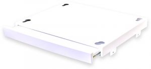 Комплект монтажний Beko для з'єднання пральної машини з сушильною машиною, висувна полиця 54 см, білий