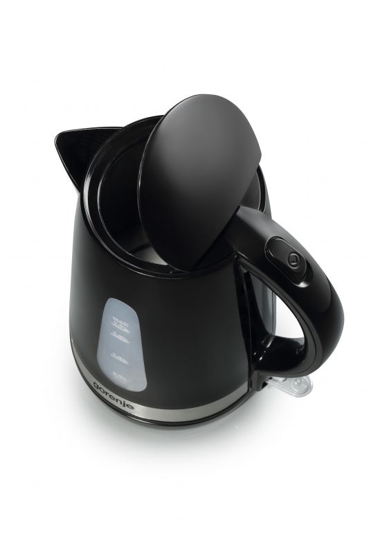 Електрочайник Gorenje, 1,7л, пластик, чорний