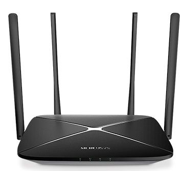 Маршрутизатор MERCUSYS AC12G AC1200, 3xGE LAN, 1xGE WAN