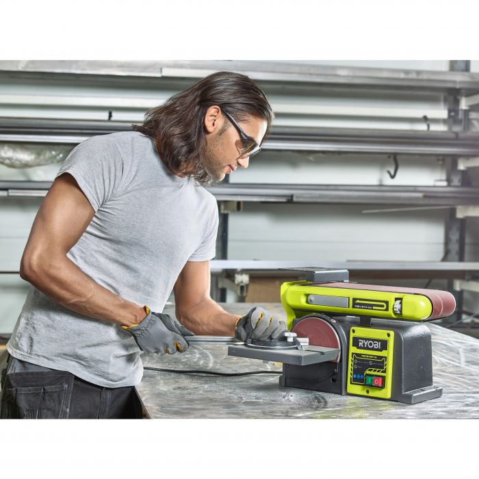 Верстак шліфувальний Ryobi RBDS4601G 375Вт 100х914 2850об/хв 18.5кг