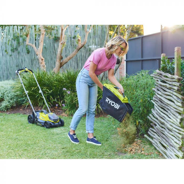 Газонокосарка акумуляторна Ryobi ONE+ OLM1833B 18В 33см 35л 25-65мм 8.1кг без АКБ та ЗП