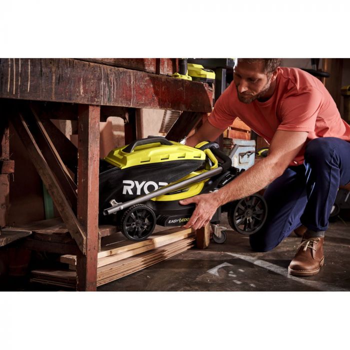 Газонокосарка акумуляторна Ryobi ONE+ OLM1833B 18В 33см 35л 25-65мм 8.1кг без АКБ та ЗП