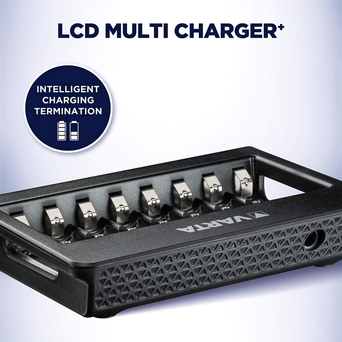 Зарядний пристрій Varta LCD Multi Charger PLUS АА/АААх8 Зарядний пристрій Varta LCD Multi Charger PLUS АА/АААх8