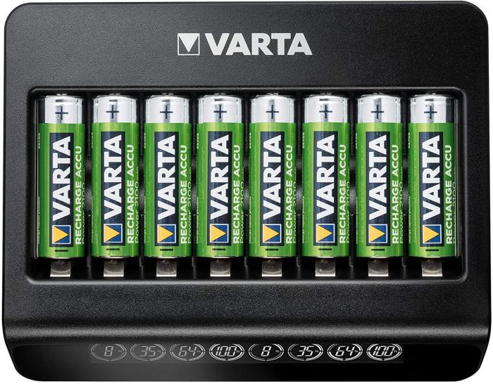 Зарядний пристрій Varta LCD Multi Charger PLUS АА/АААх8 Зарядний пристрій Varta LCD Multi Charger PLUS АА/АААх8