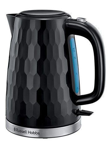 Електрочайник Russell Hobbs Honeycomb 1.7л, пластик, чорний