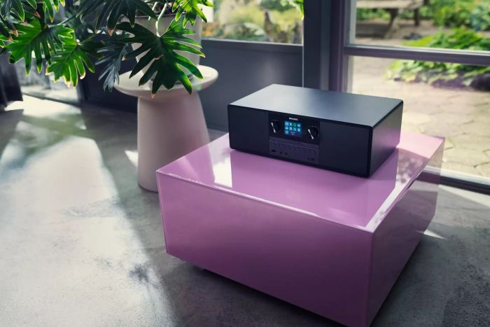 Мікросистема Philips TAM6805 2.0, 50Вт, Spotify, LCD 2.4", FM/DAB+, MP3-CD, USB, Wireless