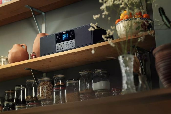 Мікросистема Philips TAM6805 2.0, 50Вт, Spotify, LCD 2.4", FM/DAB+, MP3-CD, USB, Wireless
