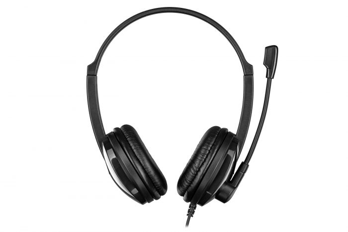 Гарнітура ПК стерео On-ear 2E CH12 USB, omni-mic, 2м, чорний