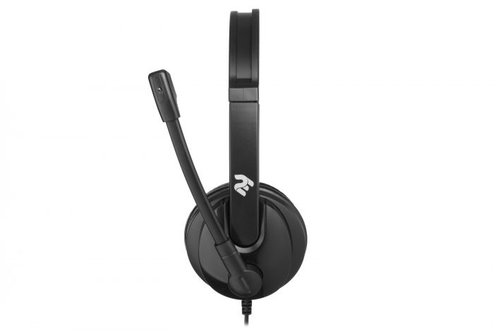 Гарнітура ПК стерео On-ear 2E CH12 USB, omni-mic, 2м, чорний