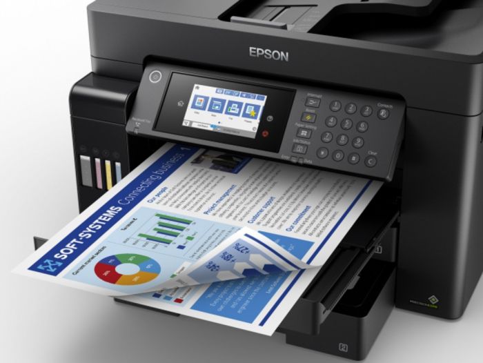 БФП ink color A3 Epson EcoTank L15160 32_32 ppm Fax DADF Duplex USB Ethernet Wi-Fi 4 inks Pigment