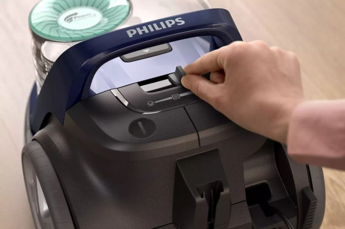 Пилосос Philips контейнерний 5000 series, 900Вт, конт пил -1,5л, НЕРА, турбощітка, синій