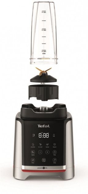 Блендер Tefal стаціонарний InfinyMix + 1600Вт, чаша-1750мл, стакан 600мл, сріблясто-чорний