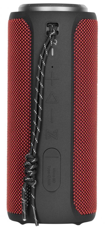 Акустична система 2E SoundXTube TWS, MP3, Wireless, Waterproof Red