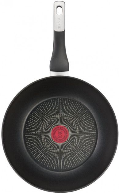 Сковорода ВОК Tefal Unlimited, 28см, алюміній, чорний