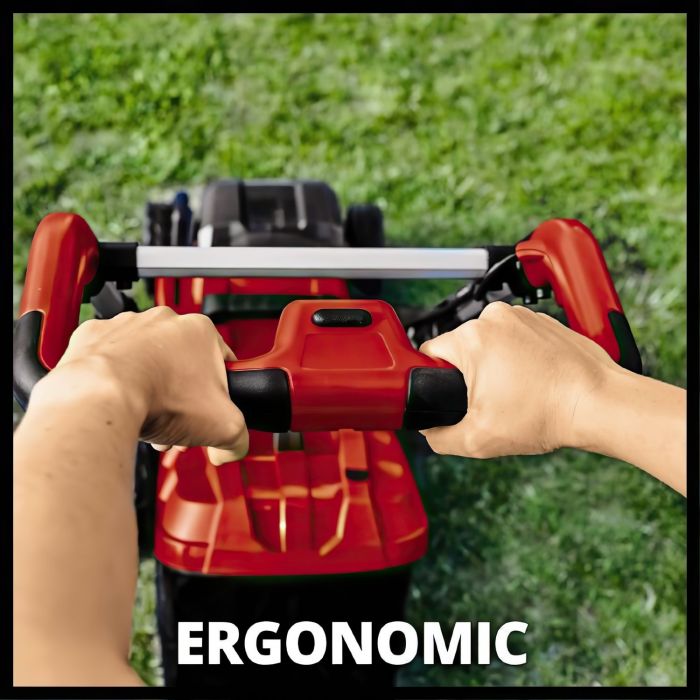 Газонокосарка акумуляторна Einhell PXC GE-CM 36/34-1 Li 36В(18+18) 33см 30л 20-65мм 11.9кг (без АКБ та ЗП)