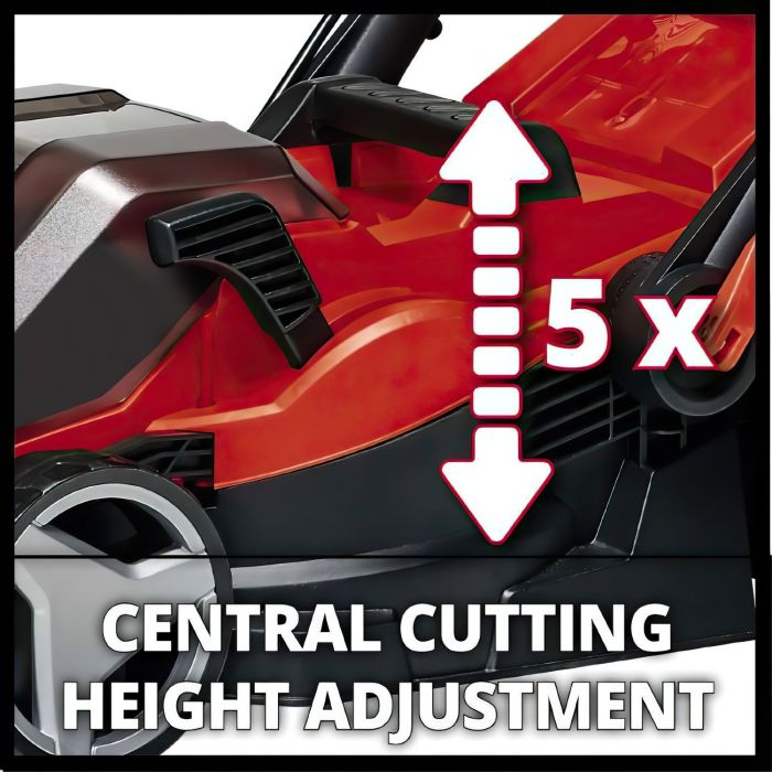 Газонокосарка акумуляторна Einhell PXC GE-CM 36/34-1 Li 36В(18+18) 33см 30л 20-65мм 11.9кг (без АКБ та ЗП)