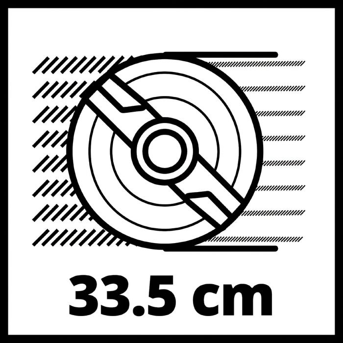 Газонокосарка акумуляторна Einhell PXC GE-CM 36/34-1 Li 36В(18+18) 33см 30л 20-65мм 11.9кг (без АКБ та ЗП)