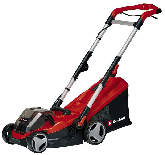 Газонокосарка акумуляторна Einhell PXC GE-CM 36/34-1 Li 36В(18+18) 33см 30л 20-65мм 11.9кг (без АКБ та ЗП)