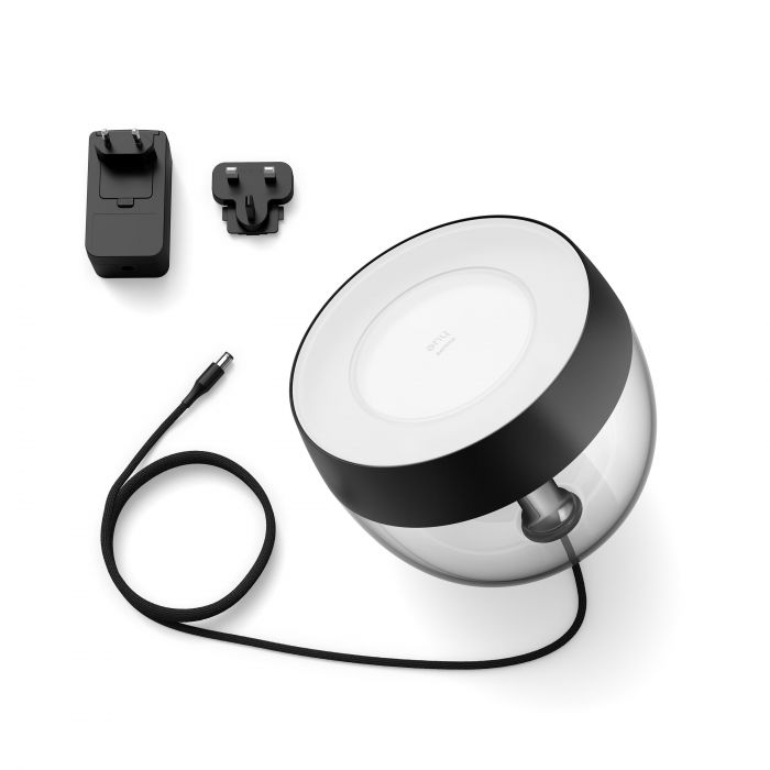 Настільний світильник розумний Philips Hue Iris, 2000K-6500K, RGB, ZigBee, Bluetooth, димування, чорний