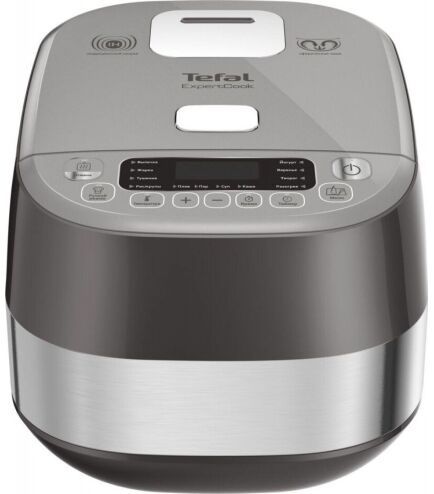Мультиварка Tefal Expert Cook Induction, 1200Вт, чаша-5л, електронне керув., пластик, сірий