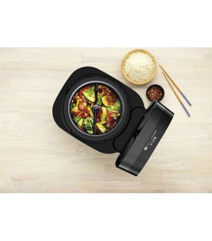 Мультиварка Tefal MultiCook&Stir, 1200Вт, чаша-5л, електронне керув., пластик, чорно-бронзовий
