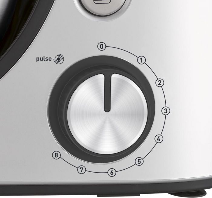 Кухонна машина Tefal Masterchef Gourmet 1100Вт, чаша-метал, корпус-пластик, насадок-6, сірий