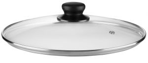 Кришка Ardesto Gemini Gourmet, 26см, термостійке скло, нержавіюча сталь, бакеліт